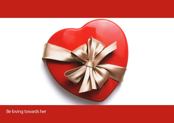 Be loving towards your wife