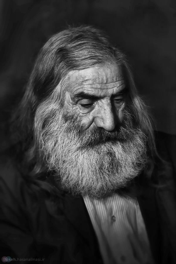 An Old Man with Long Hair